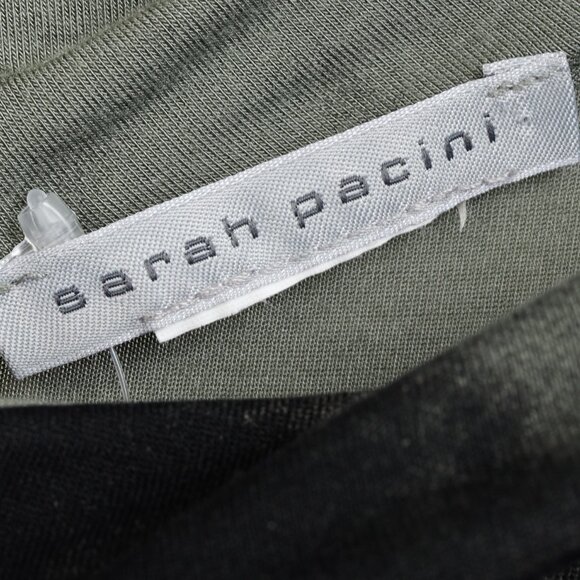 Sarah Pacini Stretch Green Tie-Dye Cowl Neck Tunic - Picture 4 of 7